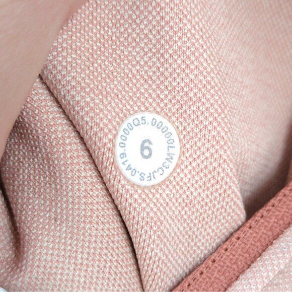 Lululemon Ebb to Train Jacket Pink Hooded Full Zip Size 6 Athleisure Casual - Picture 9 of 13